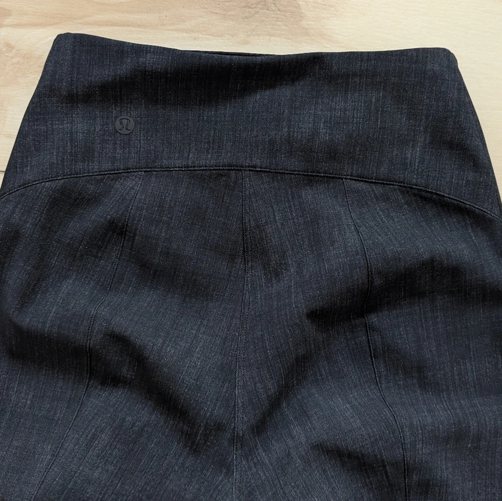 NEW Lululemon Here To There High-Rise Ankle 7/8 Pant Crosshatch Texture Black